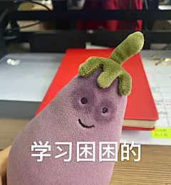 @秋秋鹤 堆糖转载 瑭仨臧jellycat茄子表情包