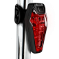 亚马逊：USB可充电自行车尾灯 - 超高亮LED自行车后尾灯 - 防水宽照明 - 适用于所有山地自行车山地公路自行车 - 高容量锂离子电池 - 循环安全背光：运动和户外