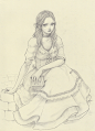 Original Pencil Drawing from JDarnell : Belle.
Hand drawn one of a kind drawing. Pencil on heavy grade, high quality paper.
Stamped and signed.