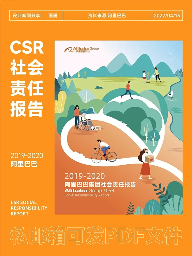 设计案例分享：阿里巴巴CSR社会责任报告