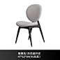 Nimo意大利设计师餐椅意式极简靠背椅家用木椅书椅侘寂风实木椅子-淘宝网