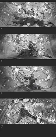 白浩（传说）物灵绘卷-草图