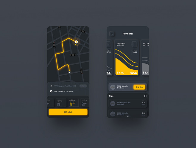 Taxo UI Kit 租车出租车UI专...
