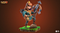 Clash of Clans - Hero Skin - Rogue Queen, Ocellus - Art & Production Services : Supercell art team : Art direction and Concept
Ocellus Art team : Sculpt, lookdev, rig, posing, lighting and lowpoly model

----------------------------- 

Ocellus team:
L