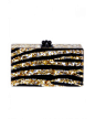 Edie Parker Jean Zebra Clutch - Lyst