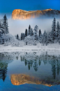 Winter Symmetry - Yosemite National Park, California