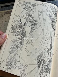幽枫聆月采集到插画—线稿