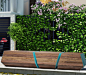 户外休闲椅公园林景观休息座椅室外广场商场木质花盆组合凳子定制-淘宝网
