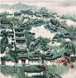 “邂逅江南” —— 国画家曹仁容写意山水作品《苏州园林名胜图》
曹仁容的作品充满时代气息和生活情趣，给人以朴实、浑厚、清丽、明快的感受。作品多次参加国内外画展并获奖，曾先后荣获文化部、中国文联、中国美协、民进中央及悉尼中国画研究会的嘉奖。