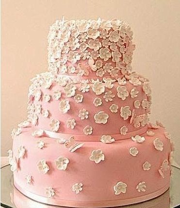 粉嫩嫩的婚宴蛋糕 筹婚 甜蜜时光--婚姻...