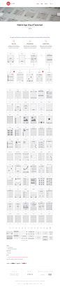 Mobile App Visual Flowchart OmniGraffle Stencil – UX Kits