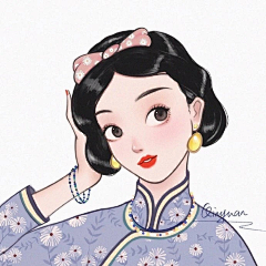 小妖hb采集到插画-喜欢