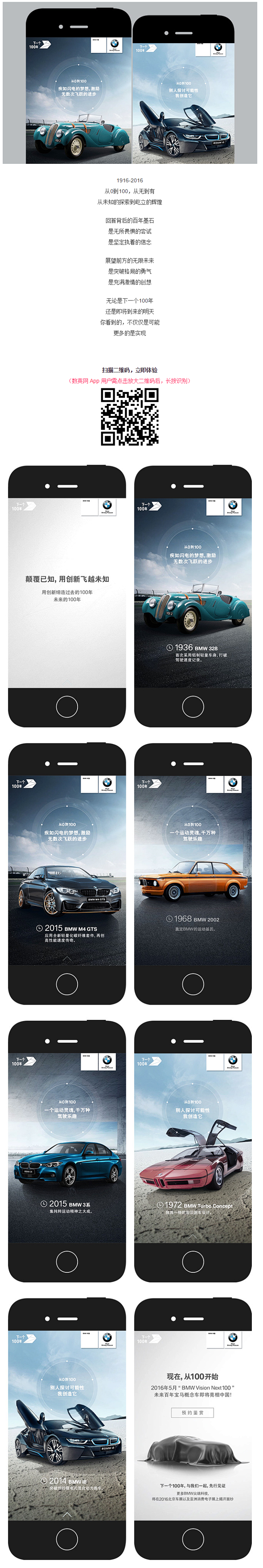 BMW 集团 100 周年 品牌推广