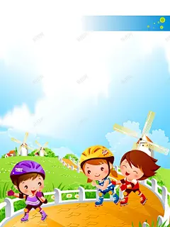 儿童轮滑招生宣传单背景 背景 设计图片 免费下载 页面网页 平面电商 创意素材