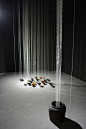 Sayaka Ishizuka's Rice Deity installation made of 4,200 handmade strands of rice grains: 