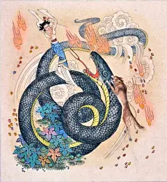 著名国画家、连环画家——项维仁和他的工笔重彩仕女画