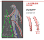 #绘画参考# 台湾画师  J★K  对人体结构与动态线的理解。n(*≧▽≦*)n （pid=2366536） ​​​​