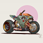 RONIN, Fernando Correa : A Cyberpunk bike