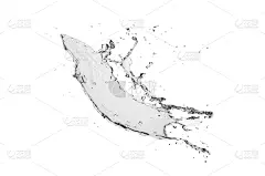 水,背景,分离着色,水平画幅,形状,无人,湿,纯净,标签,饮料