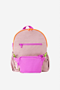 BÉIS 'The Kids Backpack' in Atlas Pink - Best Travel Backpack For Kids in Pink : Introducing the Béis travel backpack for kids in atlas pink, the perfect companion for your little adventurer. This pink backpack is the ultimate travel accessory for your ch