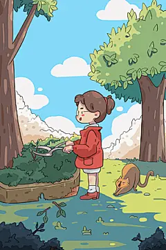 国际五一劳动节插画