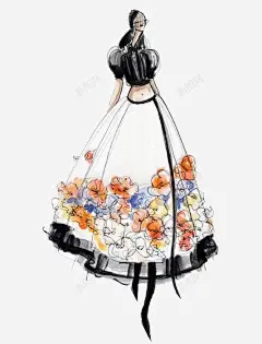 礼服插画稿高清素材 免抠 设计图片 免费下载 页面网页 平面电商 创意素材 png素材