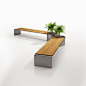 City bench. Designed by Vicente Soto