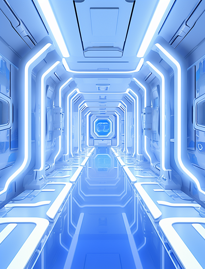 the futuristic image...