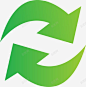绿色箭头图标 绿色环保 UI图标 设计图片 免费下载 页面网页 平面电商 创意素材