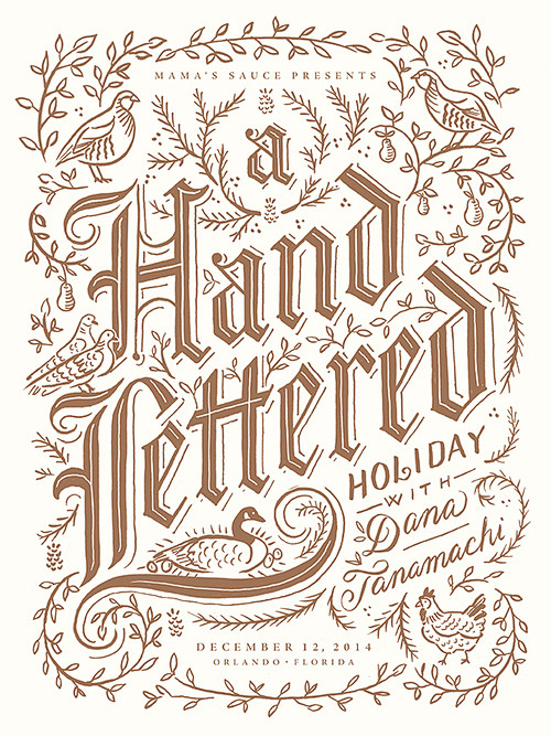 Hand-lettered Holida...