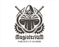 Magisterium战士 战士 战斗 勇士 剑 武器 僧侣 齿轮 忍者 人物 商标设计  图标 图形 标志 logo 国外 外国 国内 品牌 设计 创意 欣赏