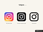 instagram 图标 系统图标简约扁平图标icon