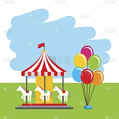 嘉年华娱乐展览会节日马戏团公园