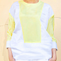 ALY/LUCIE LUO原创品牌设计女装柠檬黄色7分袖真丝上衣