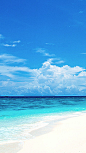 唯美海岛风景H5背景- HTML素材网
