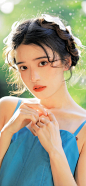 但惜夏日长，且等清风来
采集@别致的七
cr：四月物语写真馆