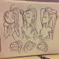 « #sketching #girls»