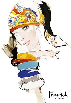 英国时装插画大师   David Downton 
