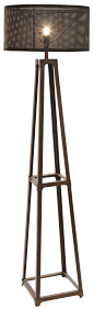 Furniture Online & Decorating Accessories | Industrie Metal Floor Lamp | Interiors Online Furniture $260.00: 