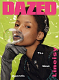 Lineisy Montero on the cover of the Autumn 2015 issue of Dazed Photography Roe Etheridge, fashion Robbie Spencer