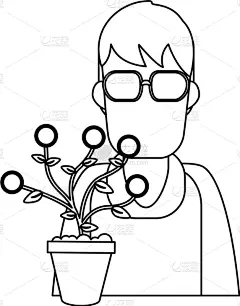 男人,锅,黑白图片,血汗钱,分离着色,银行业,白色,商务