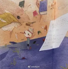 Pinocchio 匹诺曹
Illustrated by Chun Eunsul

分享一本@小新插画 小新老师推荐的书。
看到《匹诺曹》的这个封面，瞬时把我吸引住了。
柔和的淡水彩色调让人感到温暖和平静。书中的配图也是充满情感和乐趣的。
...展开全文c