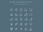 30 Free PSD Weather Icons by Graphics Bay in 26 Free and Flat Icon Sets