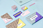 Mimigram identity : Logo, package design and design for mobile printing app from Russia, where everyone can turn their best moments into awesome products, such as photos, photo albums, photo collages etc. and get them in modern packages. Millennial women 