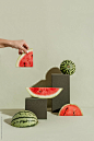 Watermelon scultpure