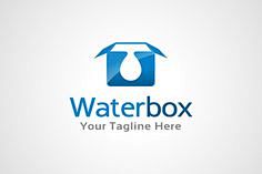 Water Box Logo Templ...