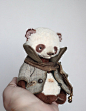 Pattern panda. 2 size. : You can make your own Teddy Bear  ---- This listing is for a sewing pattern only, not an actual teddy bear. There is NO detailed instruction! You must have some experience in making teddy bear.  About Teddy Bear:  The Teddy Bear 5