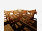 阳光照射下的桌子椅子高清素材 设计图片 页面网页 平面电商 创意素材 png素材