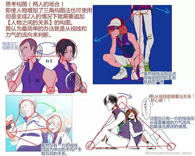 【绘画教程】一个人也可以撑起一幅画的三角...