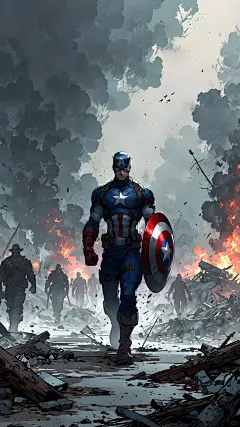 美队壁纸 - 小红书